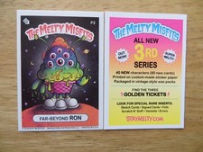 2018 MELTY MISFITS 3RD SERIES STICKER PROMO CARD P2 69TH  PHILLY NON-SPORT SHOW
