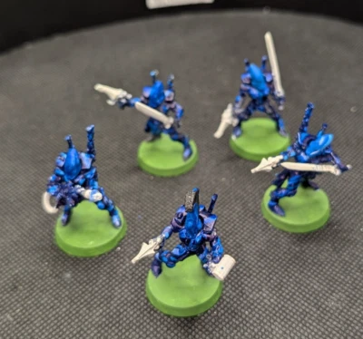 Warhammer 40k Aeldari Studio Eldar Storm Guardians Painted x5 #SGB - Image 1 of 4