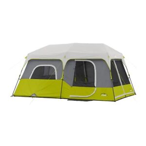 Core 9 Person Instant Cabin Tent - 14' x 9' x 9', Green 