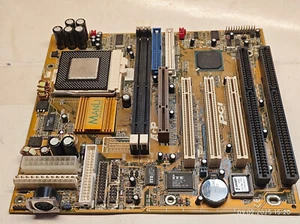 Socket 370 AT PCPartner BXBS3-C930 Motherboard (440BX) CPU & 128 MB + Bonus - Picture 1 of 11