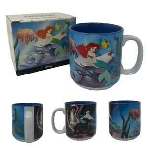 Vintage 90s The Disney Store The Little Mermaid Coffee Mug Cup Ursala 12 oz RARE - Picture 1 of 12