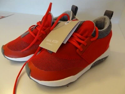 NEW Baby Boys Zara RED ATHLETIC SHOES SNEAKERS Size 6 - Image 1 of 4