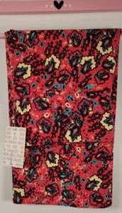 Gonna Lularoe Cassie (taglia Large) fucsia/multicolore, NUOVA CON ETICHETTE! - Foto 1 di 5