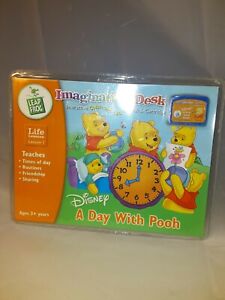 A Day With Pooh Leap Frog Imagination Desk Sharing Tell Time Routine Friends