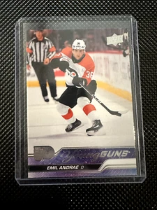 2023-24 Upper Deck Series 2 Emil Andrae Young Guns Rookie Flyers RC #466 - Bild 1 von 2