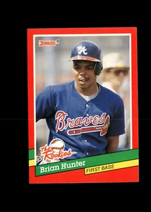 Brian Hunter - 1991 Donruss RC Rookie Card #9 - Atlanta Braves + FAST Free Ship - Picture 1 of 2