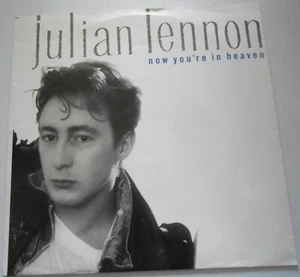 JULIAN LENNON Now You're In Heaven PICTURE SLEEVE 7" 45 rpm vinyl record NEW - Picture 1 of 2