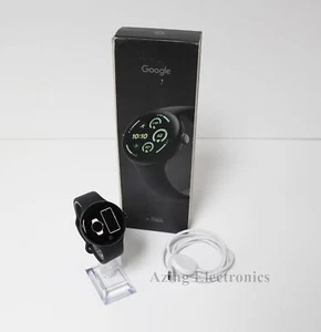 Google Pixel Watch 3 45mm matowa czerń z czarnym paskiem sportowym GA05785-US (bardzo dobry) - Zdjęcie 1 z 4