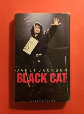 Janet Jackson - Black Cat Cassette Single SEALED  - Image 1 of 4