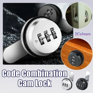 Keyless 3 Digit Combination Cam Lock Password Code Cabinet Mailbox Locker Safe - Picture 1 of 17