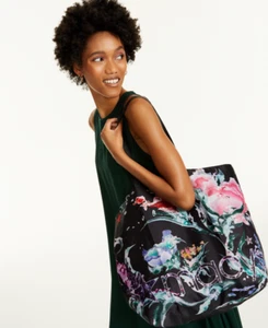 “Beach to Bag” graphic designed by Natali Germanotta reusable tote bag - Picture 1 of 9