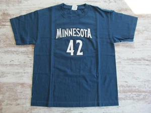 Kid Teen YOUTH Sz L NBA MINNESOTA TIMBERWOLVES Kevin Love #42 Blue T-Shirt NWOT - Picture 1 of 10