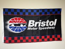Bristol Motor Speedway Nascar Racing Single Sided Flag