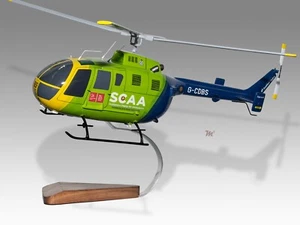 Airbus Bolkow Bo 105 Scotland Charity Air Ambulance Hubschrauber Modell klein 1/48 - Bild 1 von 12