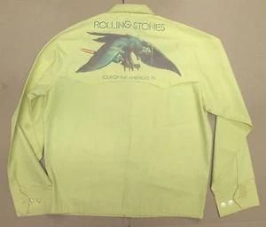 ROLLING STONES Tour of the Americas 1975 Promo KONZERT Crew JACKE klein Sehr guter Zustand + - Bild 1 von 3