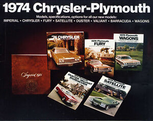 Chrysler-Plymouth 1974 Dealer Brochure Duster, Barracuda, Road Runner