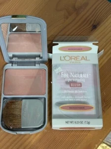 NEW L'OREAL FEEL NATURALE LIGHT SOFTENING BLUSH MAUVELOUS MAUVE .25 OZ - Picture 1 of 4