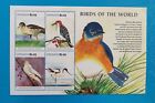 GRENADA 2015 BIRDS OF THE WORLD 4v M/S - WOODPECKER GOOSE - bird stamps MNH