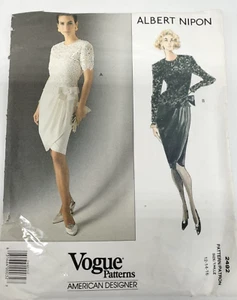 Vintage Vogue American Designer Albert Nippon Suit Sewing Pattern 2492/ 12-14-16 - Picture 1 of 2