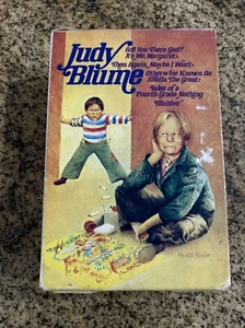 VTG Judy Blume Box Set 5 Paperback Me Margaret Fourth Grade Nothing Sheila Great - Picture 1 of 11