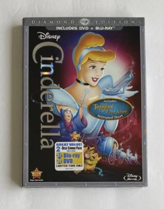 Cinderella (DVD/Blu-ray, 2012, 2-Disc Set, Diamond Edition) With Slipcover - Picture 1 of 4