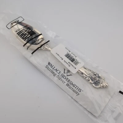Cuchara sopera ovalada de plata esterlina barroca Wallace Grande - 6 7/8" - Nueva en paquete Foto 1 de 2