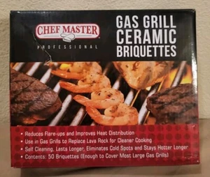 Mr Bar-B-Q • Chef Master Pro • Keramik Selbstreinigende Briketts • Brandneu! - Bild 1 von 2