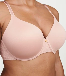 Chantelle 16M6 Norah Chic T-Shirt Underwire Bra black nude  16m6 new no tags - Picture 1 of 6