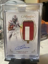 2022 Flawless Collegiate Vertical RPA Gold 1/10 Chris Olave Rookie Patch Auto RC