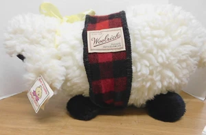 Woolrich Schaf Plüsch 20 Zoll Chrisha verspieltes Plüschband Glocke 1988 Vintage mit Etikett - Bild 1 von 10