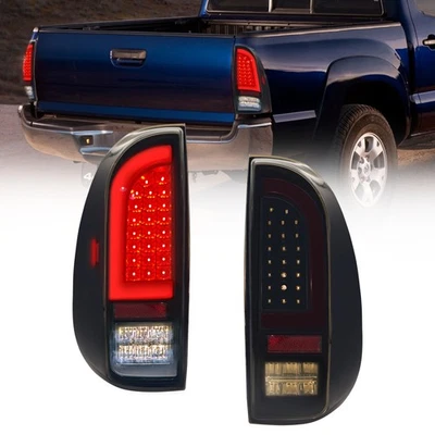 Luces traseras LED completas ahumadas luces de freno traseras para Toyota Tacoma 05-15 izquierda+derecha Foto 1 de 4