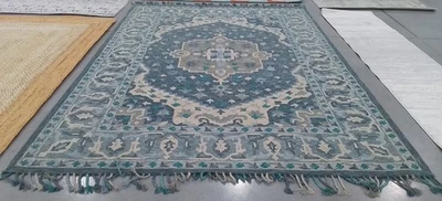 Alfombra AZUL OSCURO/GRIS 9'-0" x 12'-0" defecto, precio reducido 1172792614 APN230A-9 Foto 1 de 4