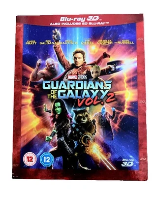 Guardians of the Galaxy: Vol. 2 (3D Blu-ray + Blu-ray, 2017) With Slipcover.  - Image 1 of 4