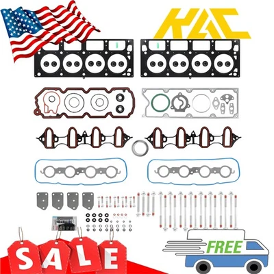 Head Gasket Set Intake Exhaust For 06-2009 Chevrolet Silverado 1500 5.3L V8 - Image 1 of 4