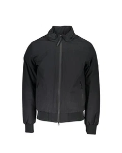 North Sails Men Bomber Jacket Water Resistant Black - Picture 1 of 4