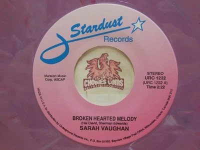 Sarah Vaughan / Dusty Springfield – Broken Hearted, 45 RPM NM RE w/ TS (30E) - Image 1 of 2