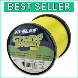 Grand Slam Monofilament Fishing Line 30 lb Test - Clear, Yellow, Green Options - Picture 1 of 7