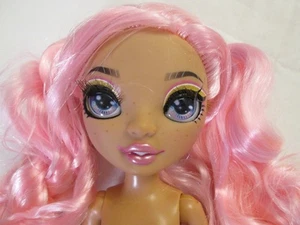 Brianna Dulce Slumber Party Nude Rainbow High Fashion Doll Pink Hair Purple Eyes - Picture 1 of 10