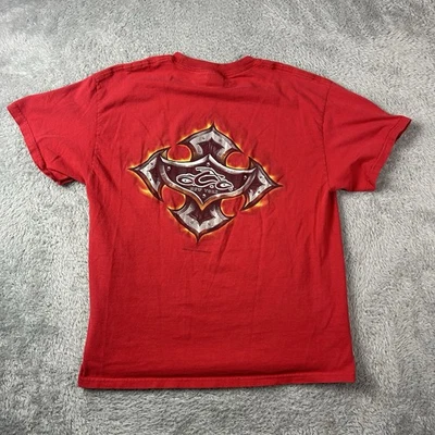 Vintage Y2K Orange County Choppers T-Shirt Large Red Motorcycle Biker Streetwear - Image 1 of 4