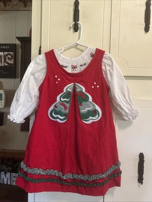 Conjunto de 2 vestidos adornados ediciones raras para niñas-5 Foto 1 de 4