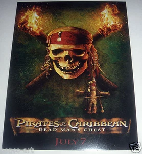 Pirates of the Caribbean Dead Man's Chest. Postcard Sized Picture 6 x 4" - Picture 1 of 1