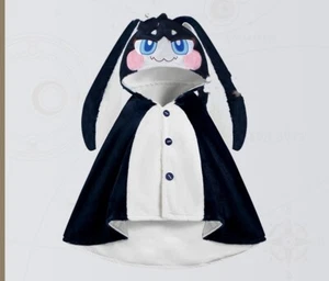 Plush Blanket Wrap Cloak Honkai: Star Rail Pom-Pom Cosplay Pajamas Wraps Hooded - Picture 1 of 4