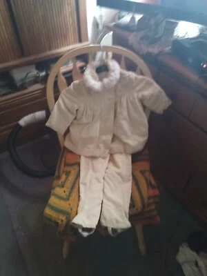 Conjunto vintage de cuello de piel sintética Foto 1 de 4