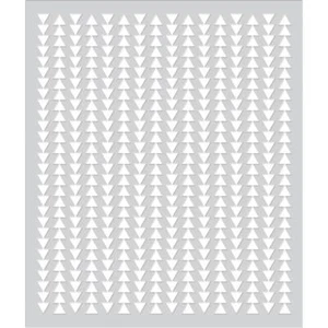 Hero Arts Basic Grey BG Triangle Pattern Stencil SA031 Frosted Mylar Template - Picture 1 of 1