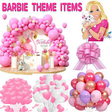 New Barbie Party foil-latex set Balloons Girls Kids party birthday decoration