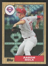 2017 Topps Silver Pack 87' Chrome Aaron Nola #87-AN Philadelphia Phillies