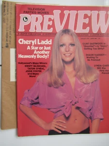 Preview magazine JAN 1978 Charlie’s Angels Cheryl LADD w orig mailer ONLY 1 eb! - Imagen 1 de 1