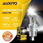 AUXITO 9003 H4 CSP LED Bulb Hi/Lo Beam Motorcycle Headlight 6000K Xenon White P