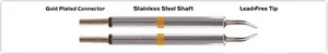 NEW Thermaltronics M70TZ018 Tweezers Cartridge Pair - Long Reach Chisel - Picture 1 of 1