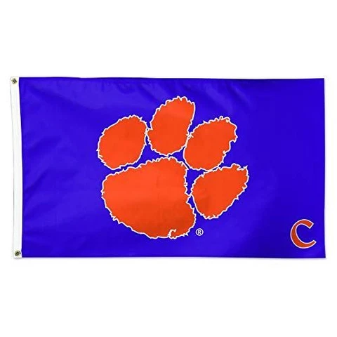 WinCraft Clemson Tigers Purple C NCAA Football 3 x 5 Foot Flag Cover
